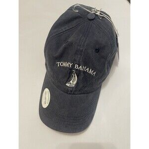 TOMMY BAHAMA Baseball Cap Blue NEW Island Pursuit Strapback Dad Hat Relaxed Boat